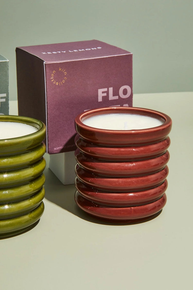 Floral Botanics Candle Burgundy KILN