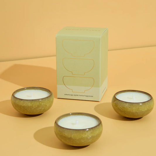 Lemon & Lavender KILN Tea Lights Yellow