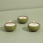 Elderflower & Coconut KILN Tea Lights Olive