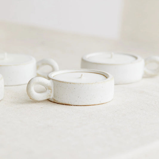 Scandi Tea Lights Box of 4 Lemon & Lavender