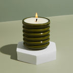Elderflower and Coconut KILN Olive Candle