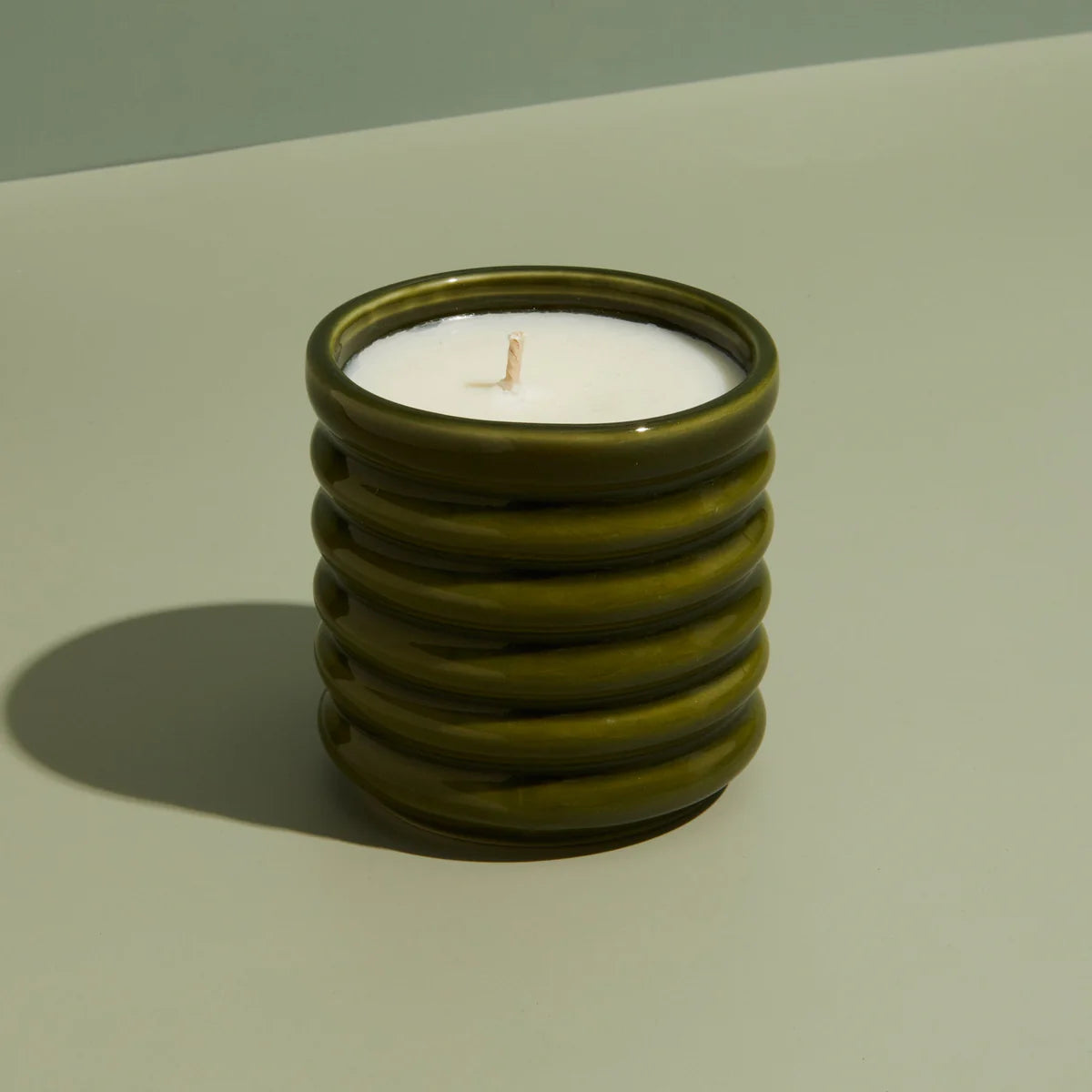 Elderflower and Coconut KILN Olive Candle