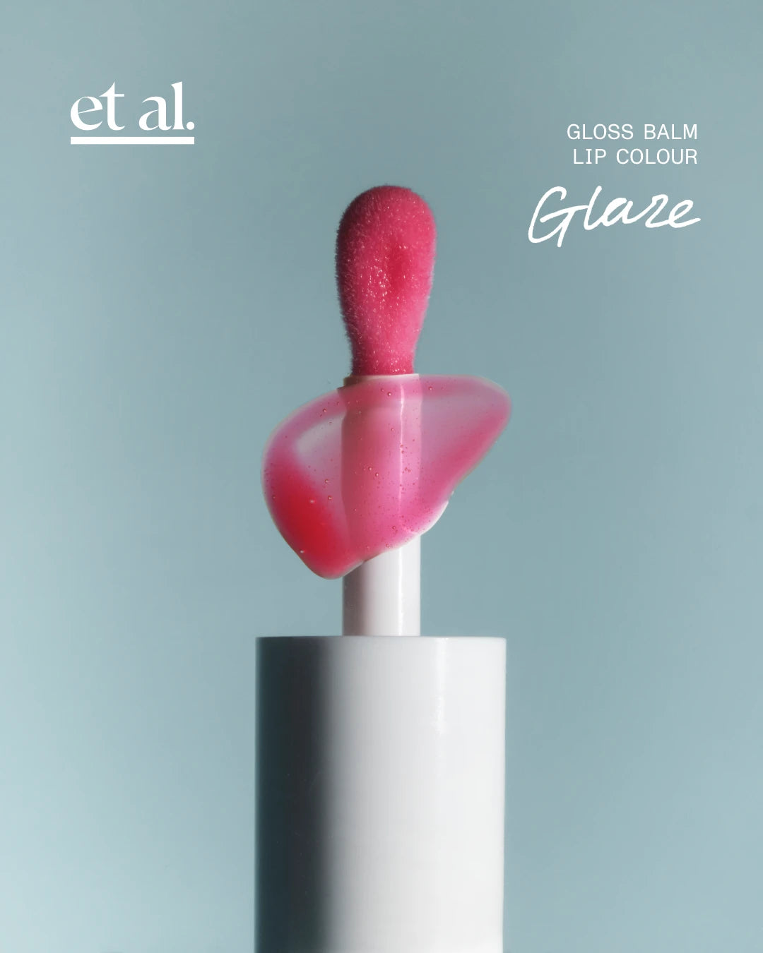 et al. Gloss Balm Lip Colour — Glaze swatch