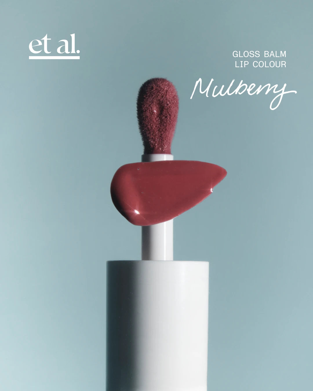 et al. Gloss Balm Lip Colour — Mulberry swatch