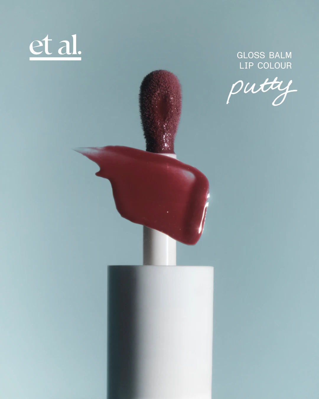 et al. Gloss Balm Lip Colour — Putty swatch